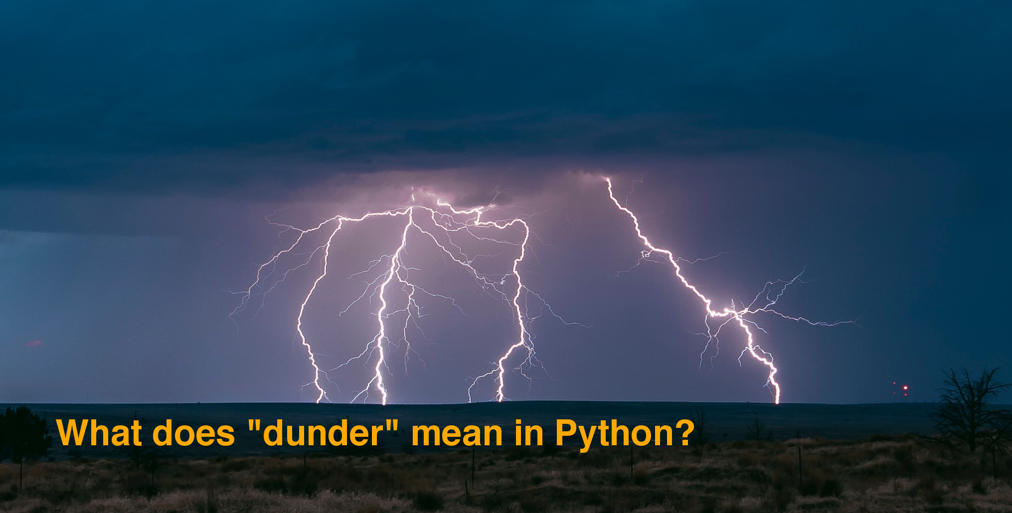 What does dunder mean in Python? - Considerate Code
